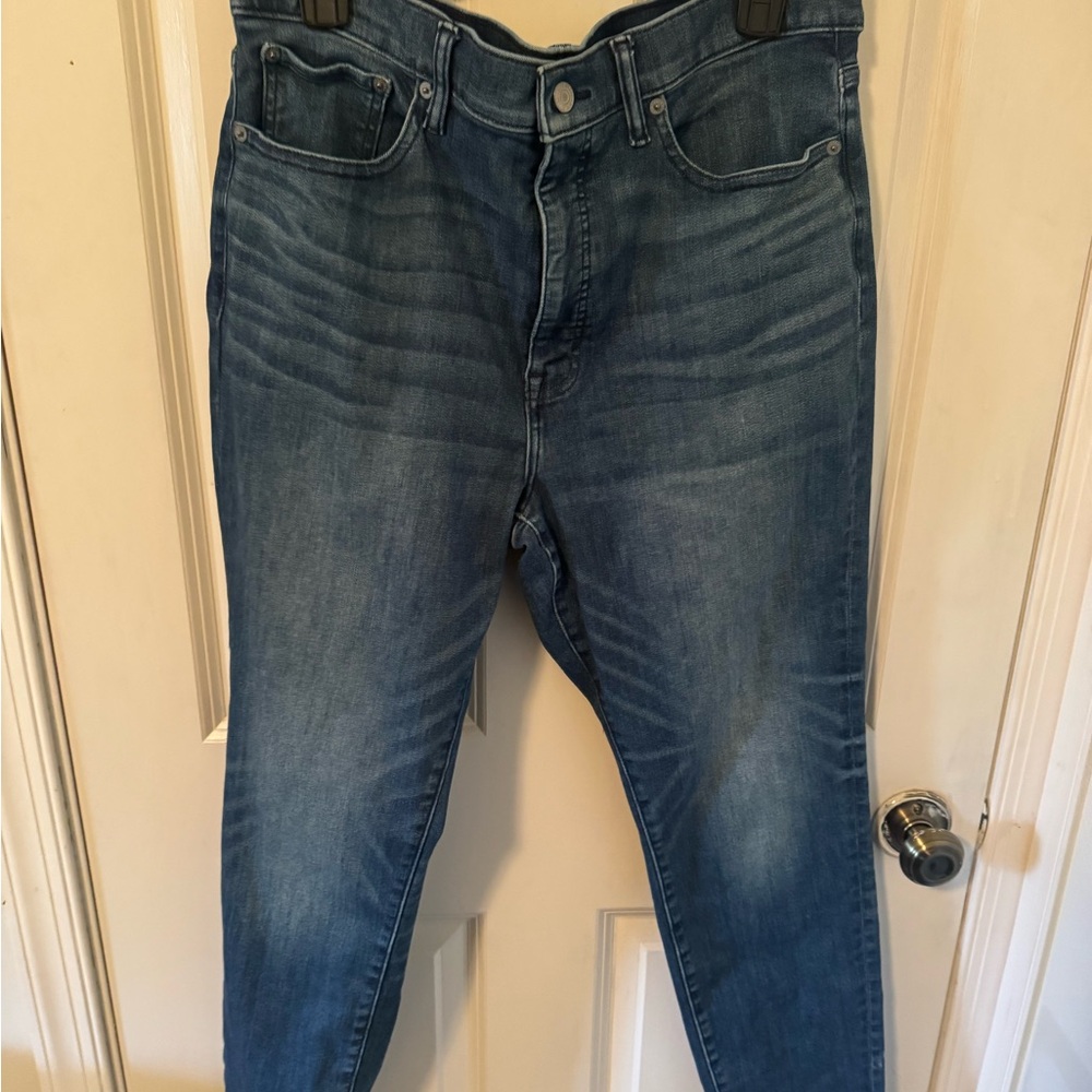 Lucky Brand Womens Skinny Jeans in Medium Blue Wash